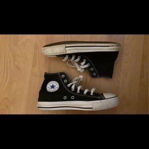 black and white classic Chuck Taylor converse